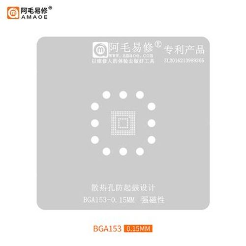 Compatible avec AMAOE Amao,plate-forme en tain DDR,plate-forme magntique BGA96,smart TV LCD,DDR2/3/4,maille en acier - Type 0.15mm