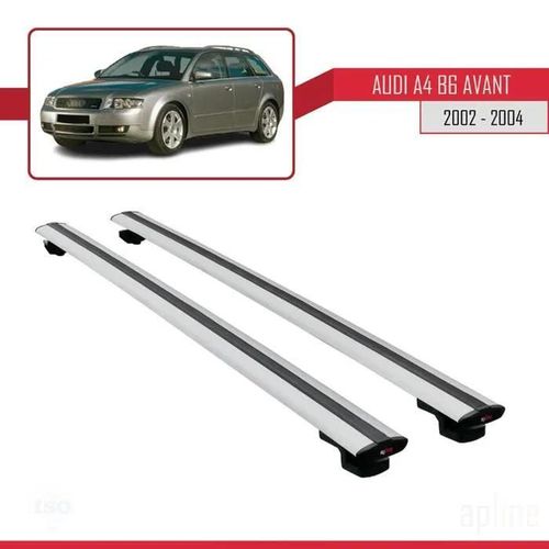 Barres De Toit - Audi - A4 (B6) Avant 2002-2004 - Basic Modle - Aluminium - Gris