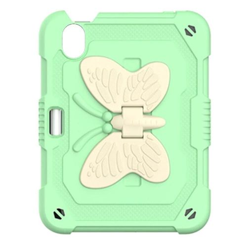 Compatible Avec Ipad Mini 6 2021 Avec Support  Crayons En Forme D'ailes De Papillon, Vert Dur Et Robuste