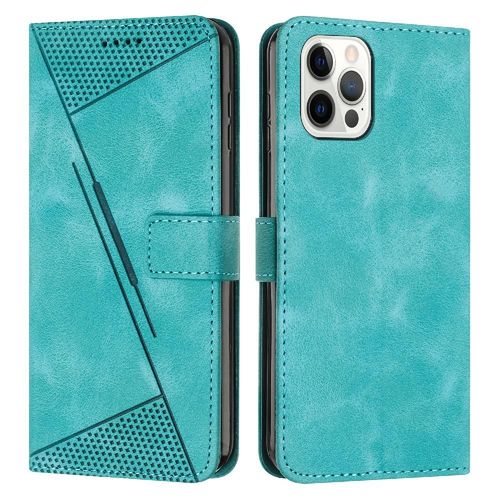 Compatible Avec L'tui Portefeuille Iphone 15 Pro Max Insertion De Carte Boucle Latrale Couverture Antichoc Cuir Pu Protection Complte - Vert