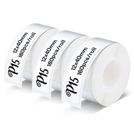 compatibles Mini Machine à étiquettes adhésives P15 appareil d'impression  thermique pour étiquettes adhésives Portable avec bandes d'étiquettes  pochette d'imprimante