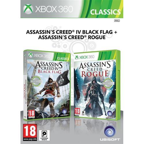Compilation Assassin's Creed 4 Black Flag + Rogue Xbox 360