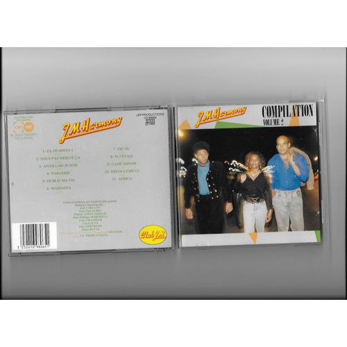 Compilation Volume 2 (Zouk Rtro) - J.M. Harmony (Jol Zabulon, Jean-Paul Albin, Patrick Adele-Amelie, Jean-Philippe Marthely, Tony Chasseur, Lea Galva, Pipo Gertrude...)