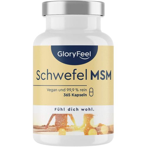 Complexe De Souffre Bio , Anti Douleurs & Inflammations .365 Capsules Vgtaliennes (6 Mois) - 1600 Mg De Msm (Mthylsulfonylmthane) En Poudre Par Dose Quotidienne - Test En Laboratoire Sans Additif