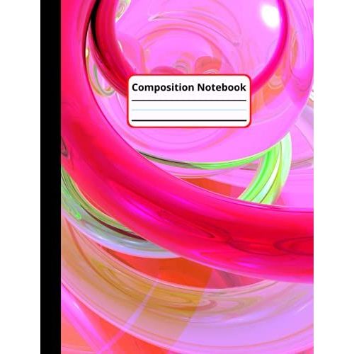 Composition Notebook: Aesthetic Composition Notebook,Wide Ruled Paper Book 