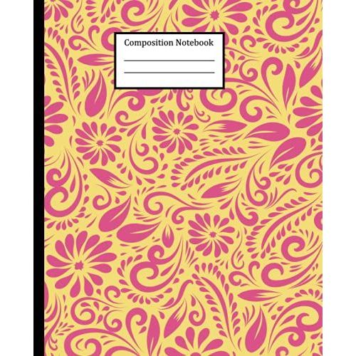 Composition Notebook: Aesthetic Composition Notebooks : Wide Ruled Paper Decomposition Notebook Journal For Girls And Boys | Aesthetic Notebook Pretty ... Boys Kids Teens Students | Primary Comp.   de oulhouss  Format Broch 