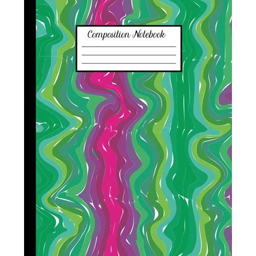 Composition Notebook: Aesthetic Composition Notebooks : Wide Ruled Paper Decomposition Notebook Journal For Girls And Boys | Aesthetic Notebook Pretty ... Boys Kids Teens Students | Primary Comp.   de oulhouss  Format Broch 