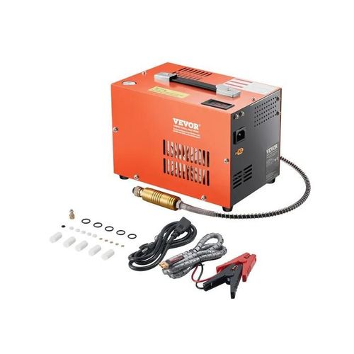 Compresseur D'air Portable Pcp-Vevor-300 W 30 Mpa-Avec Convertisseur Intgr Et Systme De Refroidissement Par Ventilateur