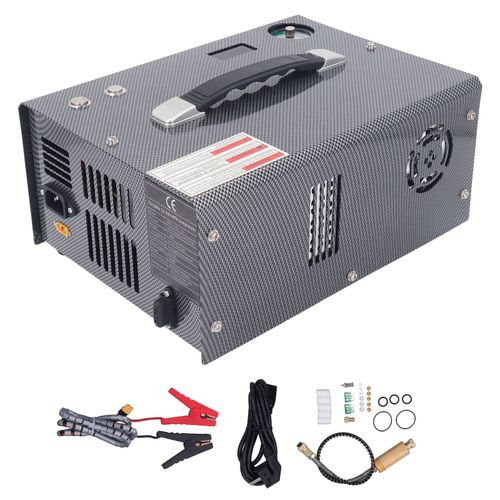 Compresseur De Pistolet à Air Pcp, Transformateur IntéGré, Pompe De Compresseur Haute Pression Sans Huile Et Eau, 4500psi, 30mpa, Prise Ue, 220v