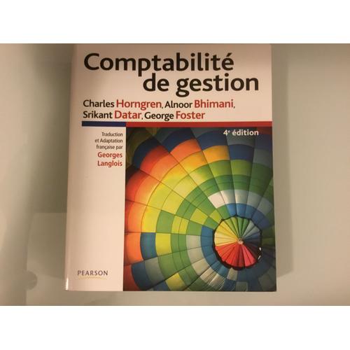 Comptabilité De Gestion, 4e Edition - Economie Et Entreprise | Rakuten