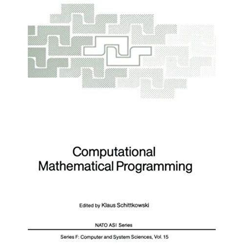 Computational Mathematical Programming    Format Broch 