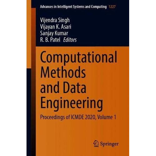 Computational Methods And Data Engineering    Format Broch 