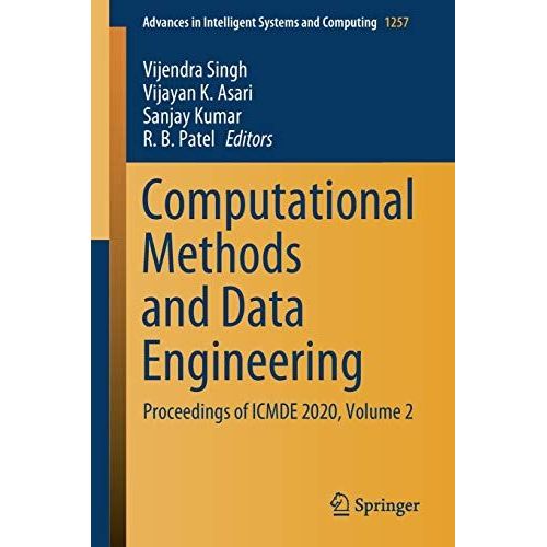 Computational Methods And Data Engineering    Format Broch 
