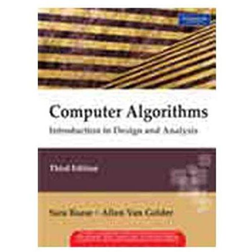 Computer Algorithms: Introduction To Design & Analysis   de Baase  Format Broch 