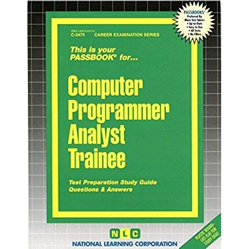Computer Programmer Analyst Trainee: Passbooks Study Guide   de National Learning Corporation  Format Poche 