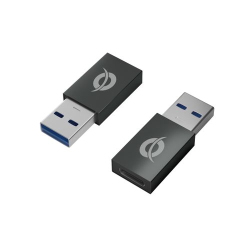 Conceptronic Adattatore Usb A A Usb C Nero Inversione Genere 2 Pezzi Donn10g