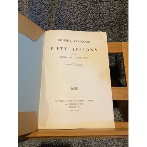 Concone 50 Lecons Mdium De La Voix Partition Mthode Ed. Novello Randegger