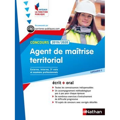 Concours Agent De Matrise Territorial - Catgorie C - Intgrer La Fonction Publique - 2019/2020  