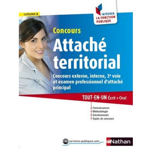Concours Attach Territorial N40 - Catgorie A - Intgrer La Fonction Publique - 2015  