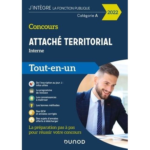 Concours Attach Territorial Interne Et 3e Voie - Tout-En-Un    Format Grand Format 