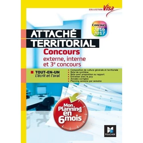 Attach Territorial - Concours Externe, Interne Et 3e Concours   de Bentegeat Adle  Format Broch 