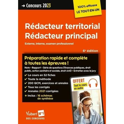 Concours Rdacteur Territorial, Rdacteur Principal Catgorie B - Externe, Interne Et Examen Professionel    Format Non Precis 