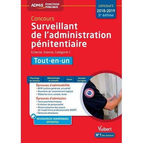 Concours Surveillant De L'administration Pénitentiaire ToutEnUn