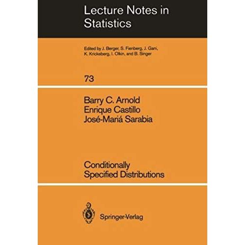 Conditionally Specified Distributions    Format Broch 