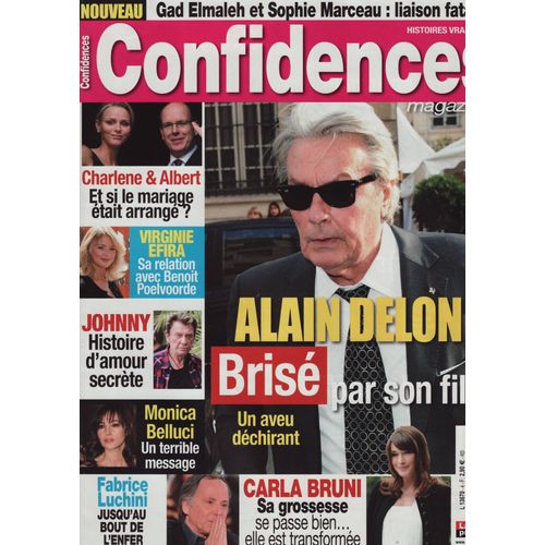 Confidences / 08-2011 N4 : Alain Delon (1p) - Alice Taglioni (2p) - Sophie Marceau (2p) Lorie (1p)