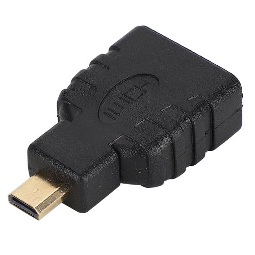 Connecteur adaptateur Micro HDMI vers HDMI ABS noir, 10 pièces, Support 1080P pour Raspberry Pi 4B