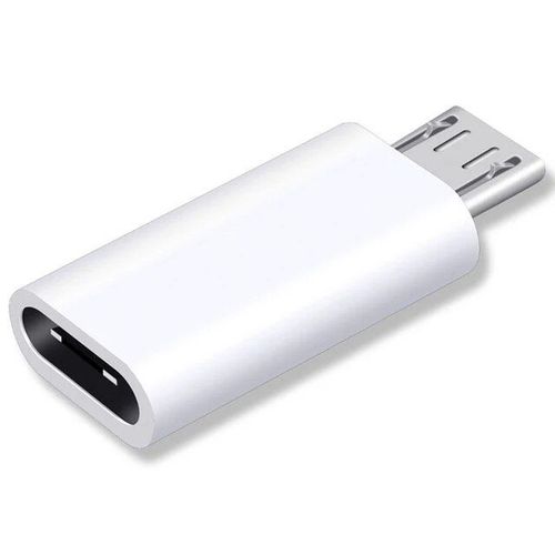 Connecteur Adaptateur Micro Usb Mle  Type C Femelle,Pour Xiaomi Huawei Redmi Android Usb-C,Convertisseur De Chargeur De Type C - Type 1pc White