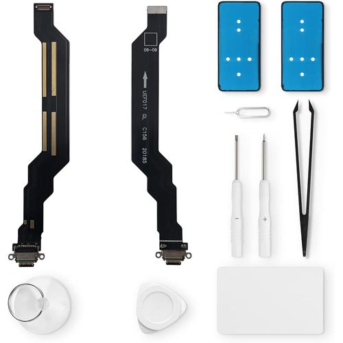 Connecteur De Charge Pour Oneplus Nord Port De Charge Remplacement Charging Port Microphone Jack Audio+Kit De Rparation[Usbc891]