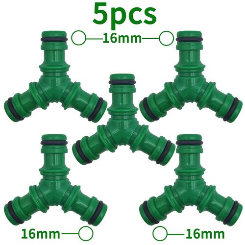 Connecteur De Rparation De Menuisier Pour Greenhous,Raccord De Tuyau De Jardin,Raccord De Tuyau,Systme D'arrosage D'irrigation Goutte  Goutte Rapide,1/2 En Effet,5 Pices - Type C-5pcs-1/2 ''
