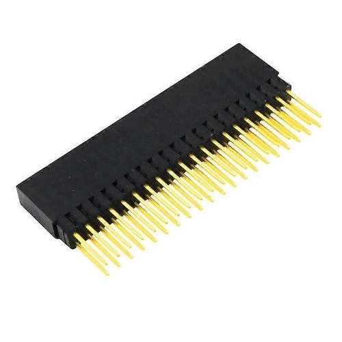 Connecteur GPIO 40 broches 2 x 20 broches (40 broches) Embase dempilage femelle extra haute pour Raspberry Pi A+ Pi modle B + Pi 2 3 4B avec base acrylique