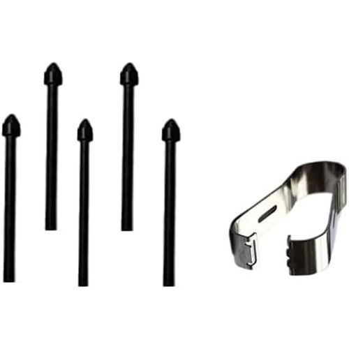 Conseils Du Stylet ? Pour Samsung Galaxy Tab S7+ Plus (4G/5G) Sm-T970 Wifi T976B / S7 T870 T875 T876B Pointes De Stylet S Pour cran Tactile Avec Embouts D'Outils 5 Black