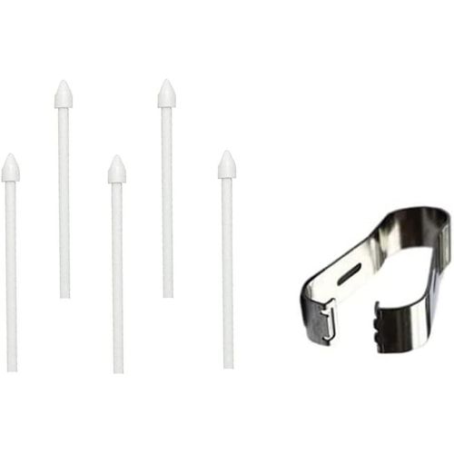 Conseils Du Stylet ? Pour Samsung Galaxy Tab S7+ Plus (4G/5G) Sm-T970 Wifi T976B / S7 T870 T875 T876B Pointes De Stylet S Pour cran Tactile Avec Embouts D'Outils 5 White