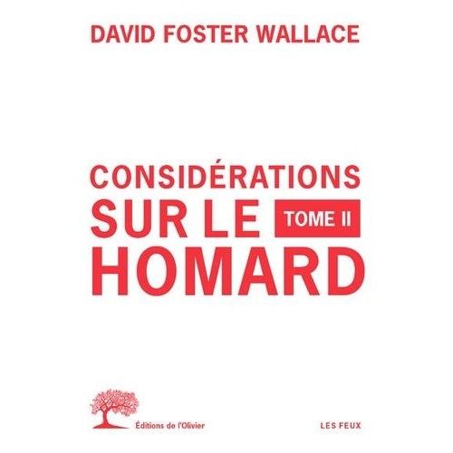 Considrations Sur Le Homard - Tome 2    Format Grand Format 
