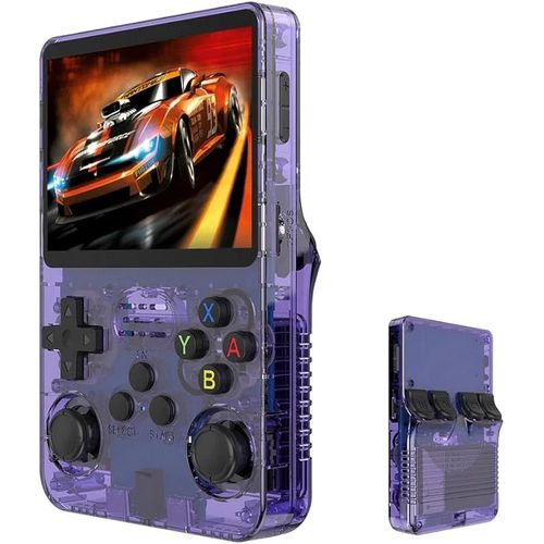 Console De Jeu Portable Rtro R36s Avec Mmoire Intgre De 128 Go, Plus De 20 000 Jeux Classiques, Systme Linux Open Source, cran Ips De 3,5 Pouces, Lecteur Vido De Poche Portable