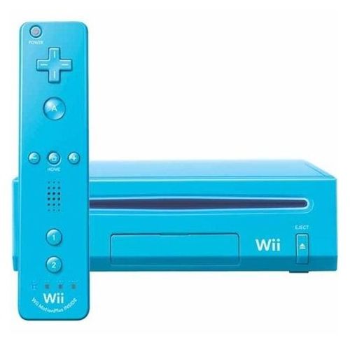 Console de jeux wii nintendo bleue Consoles Rakuten