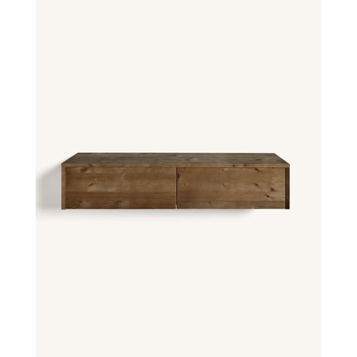 Console D?Entre Flottante En Bois Couleur Marron