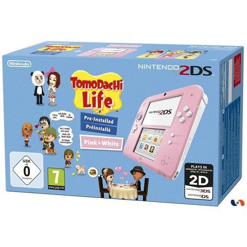 Nintendo 2ds Rose Et Blanc Pack Tomodachi Life Rakuten