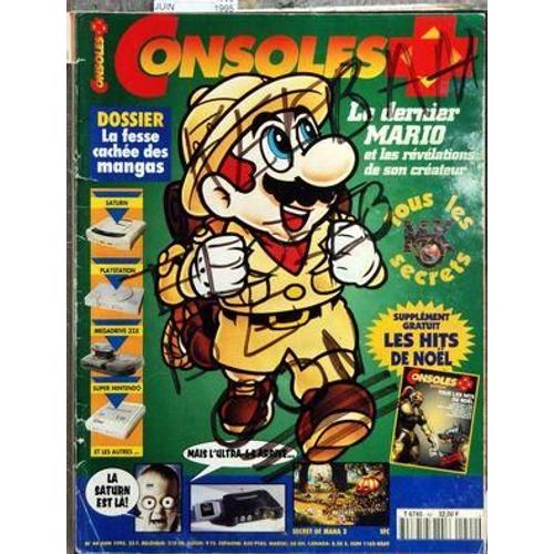 Consoles N 44 Du 01/06/1995 - Le Dernier Mario - La Fesse Cachee Des Mangas - Les Hits De Noel - La Saturn