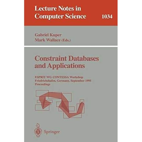 Constraint Databases And Applications   de Gabriel Kuper  Format Broch 