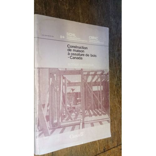 Construction De Maison  Ossature De Bois - Canada   de collectif  Format Broch 