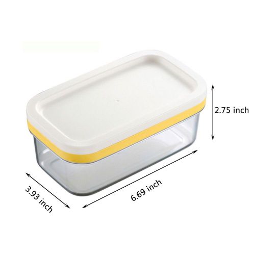 Conteneur de fromage 2 en 1, plat  beurre, coupe-beurre avec couvercle scell, conservation du beurre, bote  bonbons