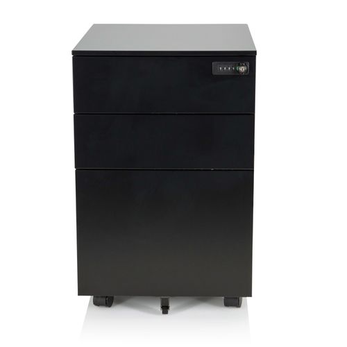 Conteneur Roulant Color Os I Acier Blanc Avec Serrure  Combinaison Hjh Office