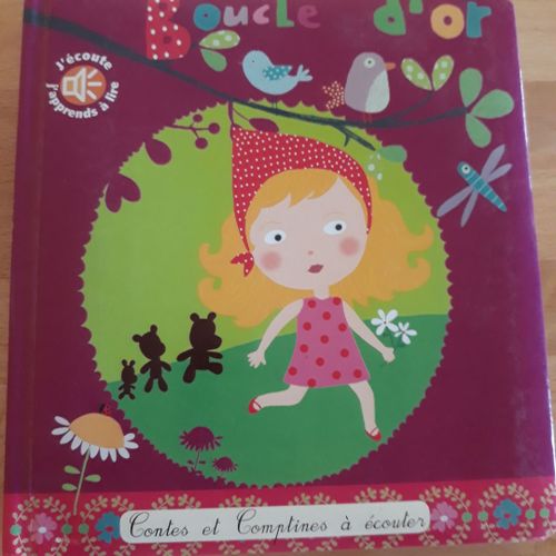 Contes Et Comptines A couter Boucle D Or   de marie Delhoste  Format Beau livre 