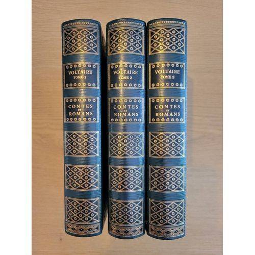 Contes Et Romans De Voltaire Jean De Bonnot 3 Volumes   