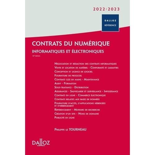 Contrats Du Numrique - Informatiques Et lectroniques    Format Grand Format 