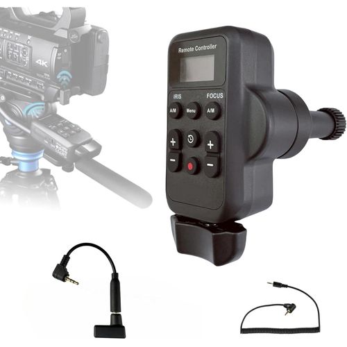Contrleur De Camscope Pour Canon Sony Camscopes Tlcommande De Camscope Sans Fil Avec Lanc Ou Prise  Distance 2,5 Mm, Zoom Vido, Mise Au Point Vido, Iris Et D'Enregistremen[VIT695367]